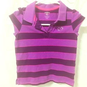 6X Girl Toughskins Purple Polo Shirt